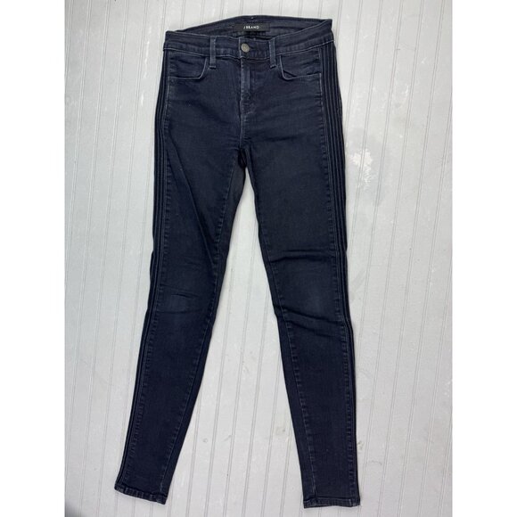 J Brand Size 25 Womens Jeans Grace Bluebird Wash Low Rise Stretch Skinny - Picture 1 of 5